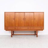 Vintage Danish Highboard with bar section, 1960s