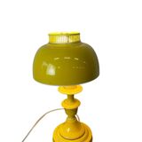 Miniature vintage yellow desk lamp