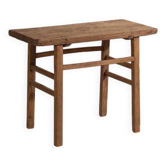 Ancienne table console en bois (c.1920) #6