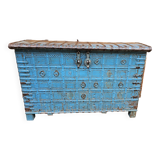 Antique Burmese teak dowry chest