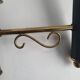 Empire style torch wall sconce