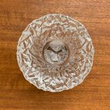 Olympics glass candle holder by Lars Hellsten for Orrefors, Sweden, 1984