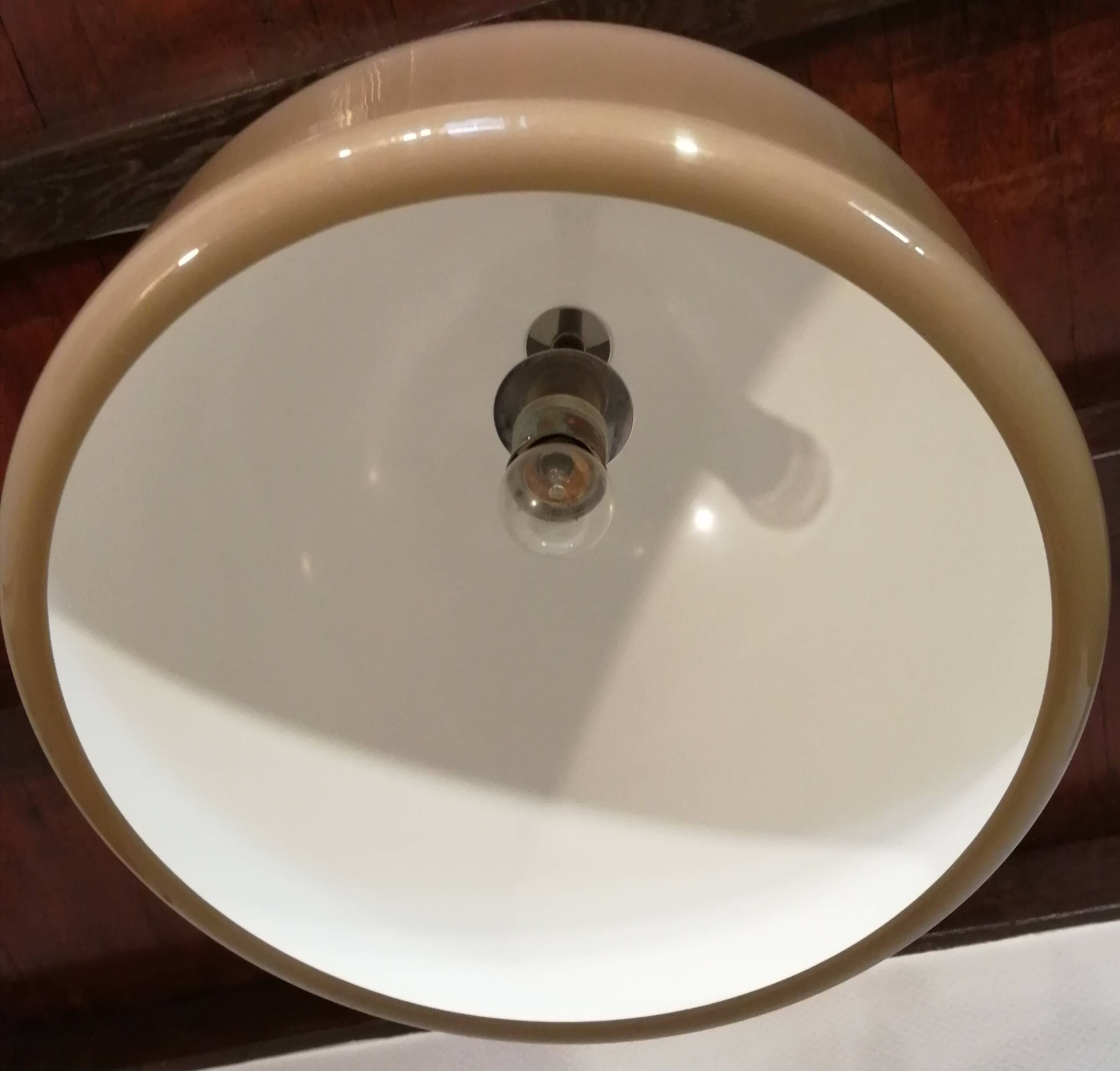 Brown Staff pendant light model 5593 made in Germany vintage 1970