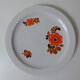 2 vintage Saxon porcelain presentation dishes