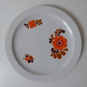 Set de 2 plats de présentation porcelaine de Saxe vintage