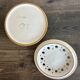 Vintage perforated ceramic box Arlux Belgium – 1960s/70s