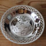 Vintage Coquillor Butter Mold In Silver Plated