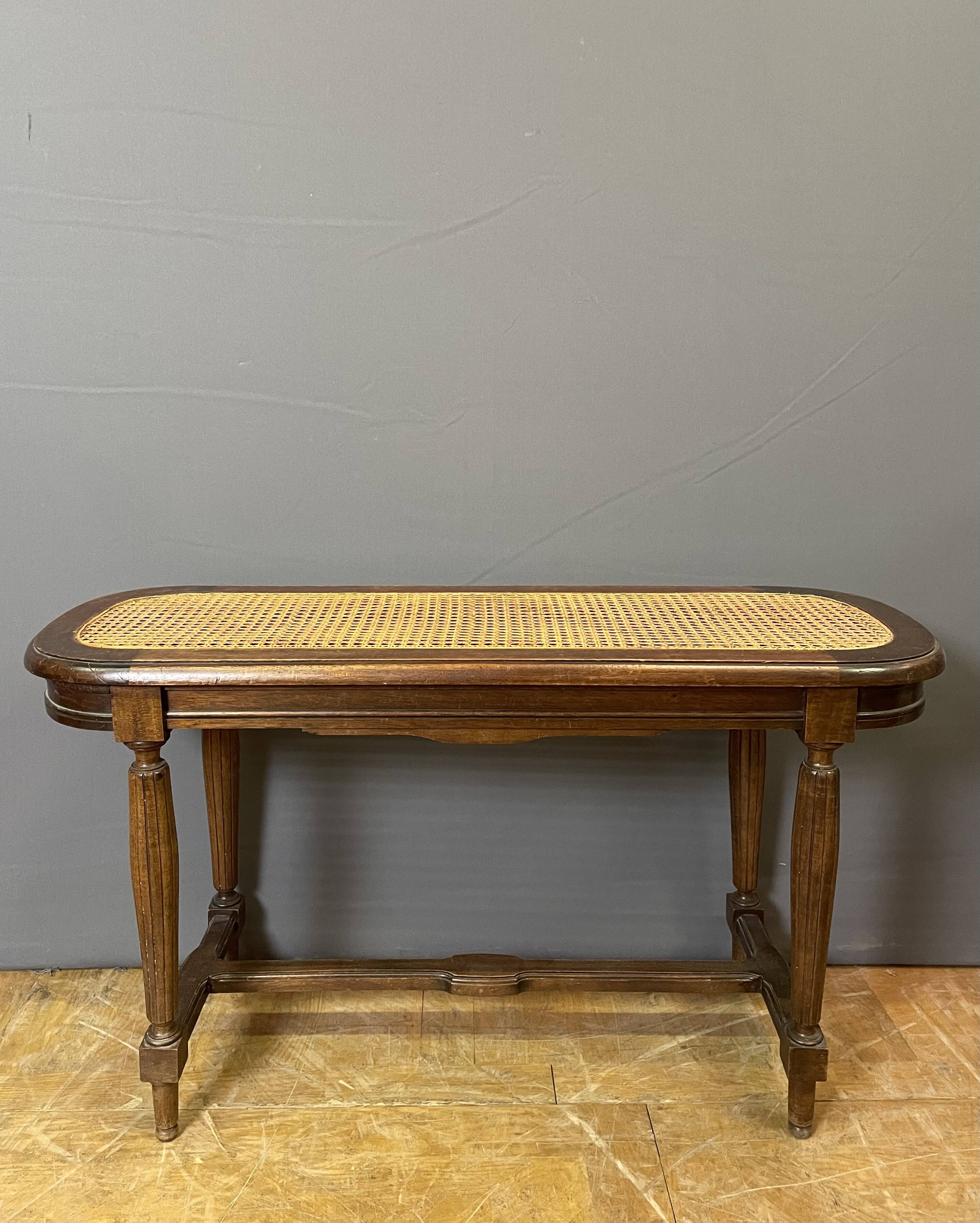 Piano bench in beech around 1925
