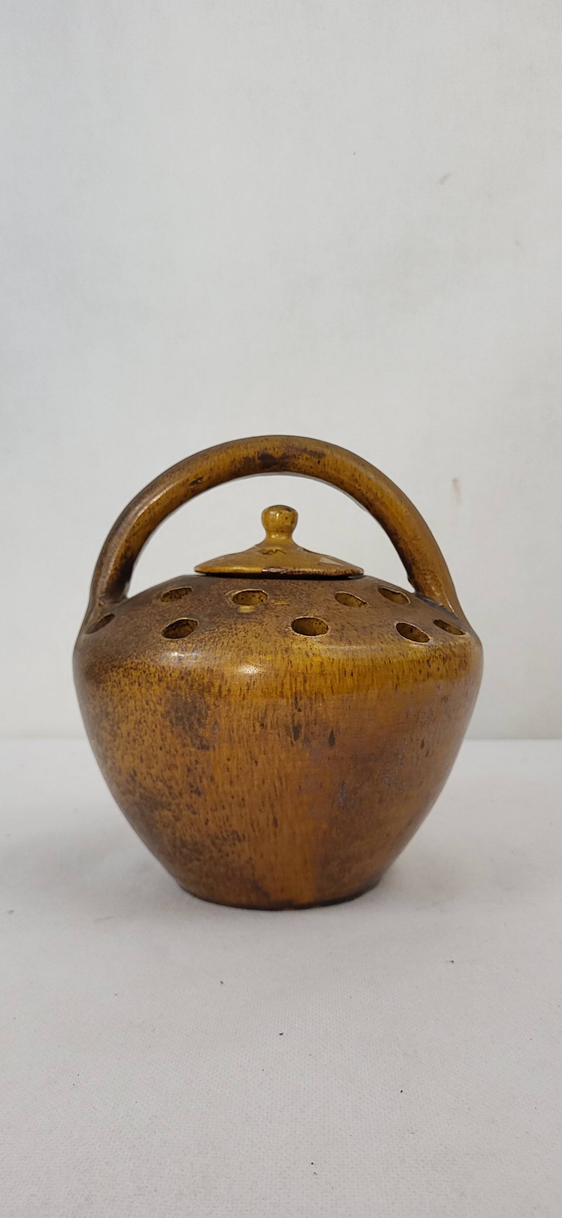 Vallauris ceramic flower vase