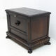art deco walnut bar cabinet, 1930s