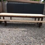 Fir farmhouse table with bench 3m42