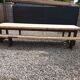 Fir farmhouse table with bench 3m42