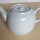Old Pillivuyt teapot in white porcelain