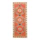 Vintage Turkish Hand-Knotted Wool Cotton Red Runner Rug 100x268