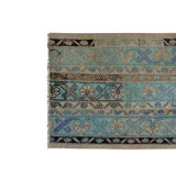 Small Distressed Turkish Runner Rug 79 x 330 cm