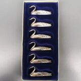 Set of 6 metal knife holders