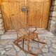 Vintage rattan rocking chair
