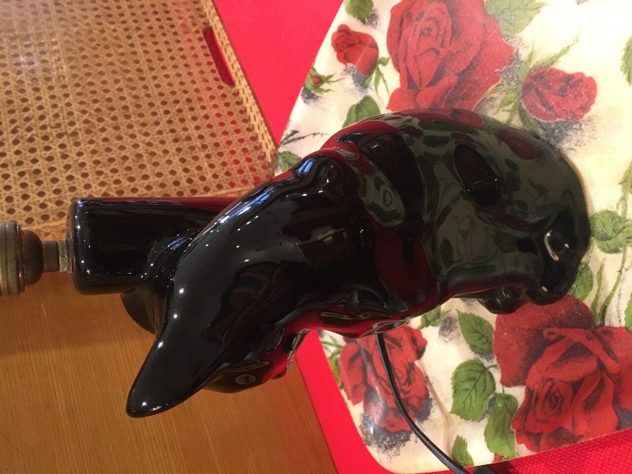 Cat lamp foot from the 80s