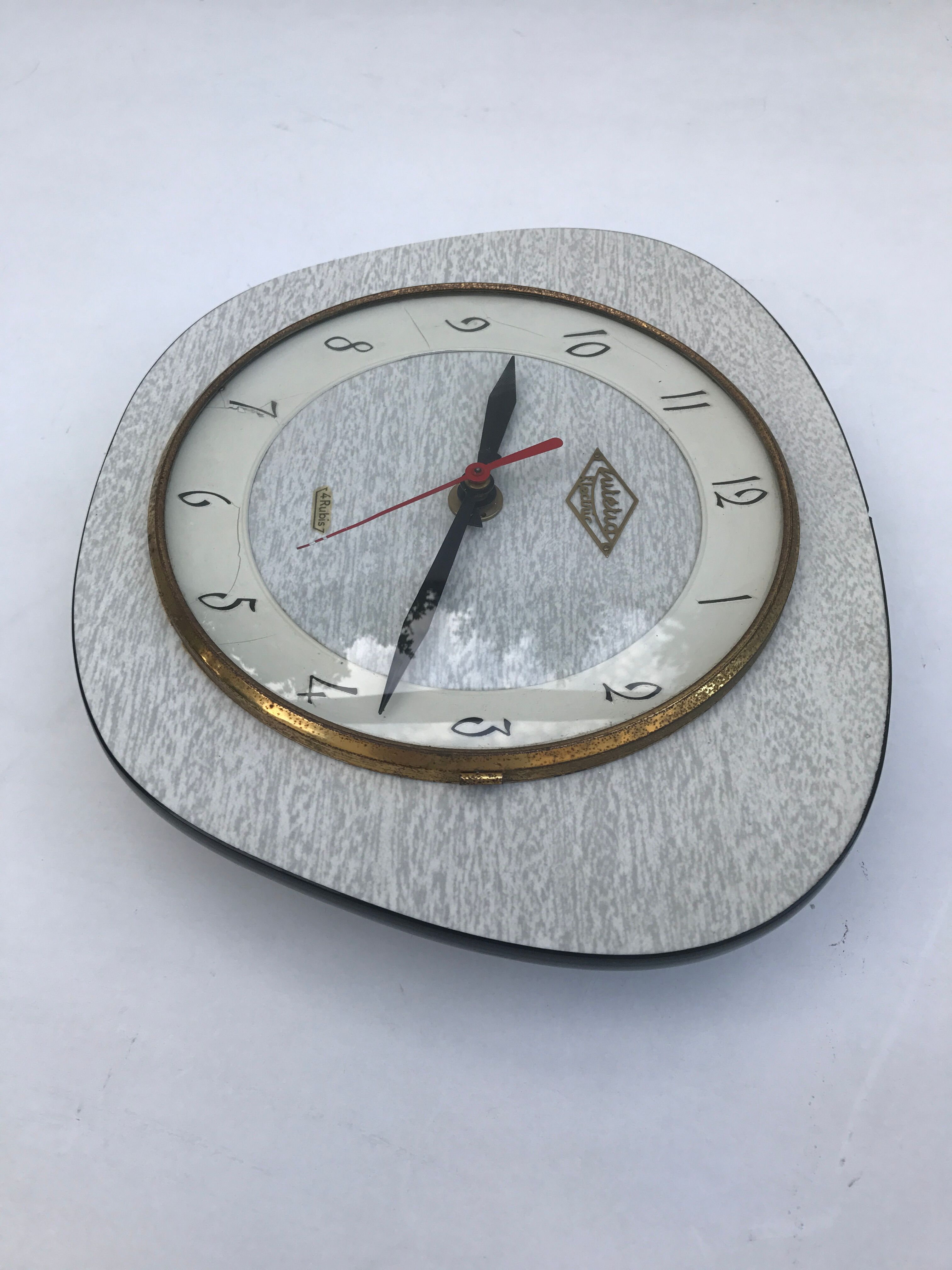 Pendulum former Lutetia electric in the 1950s formica vintage