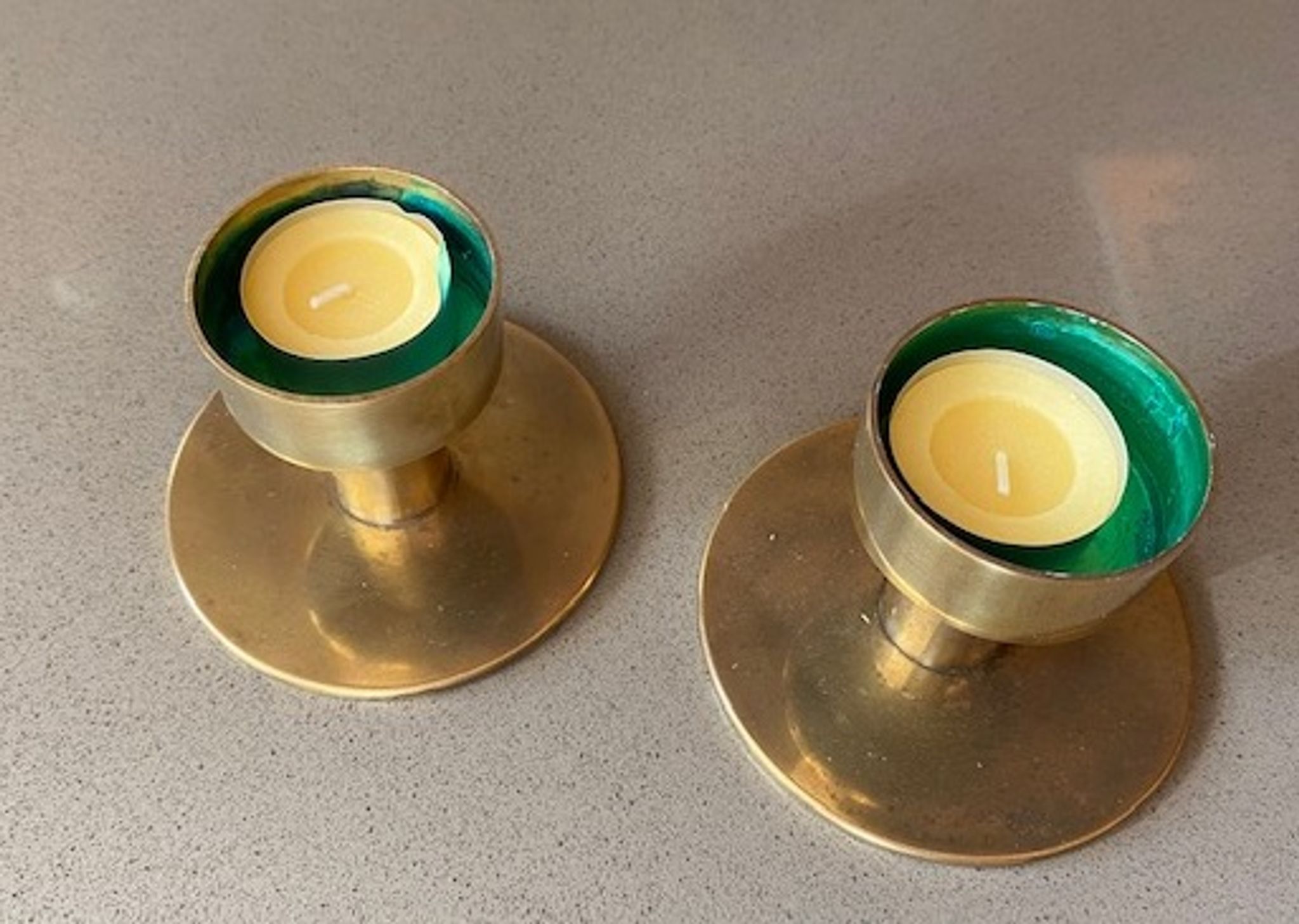 Pair of candle holders by Hans-Agne Jakobsson