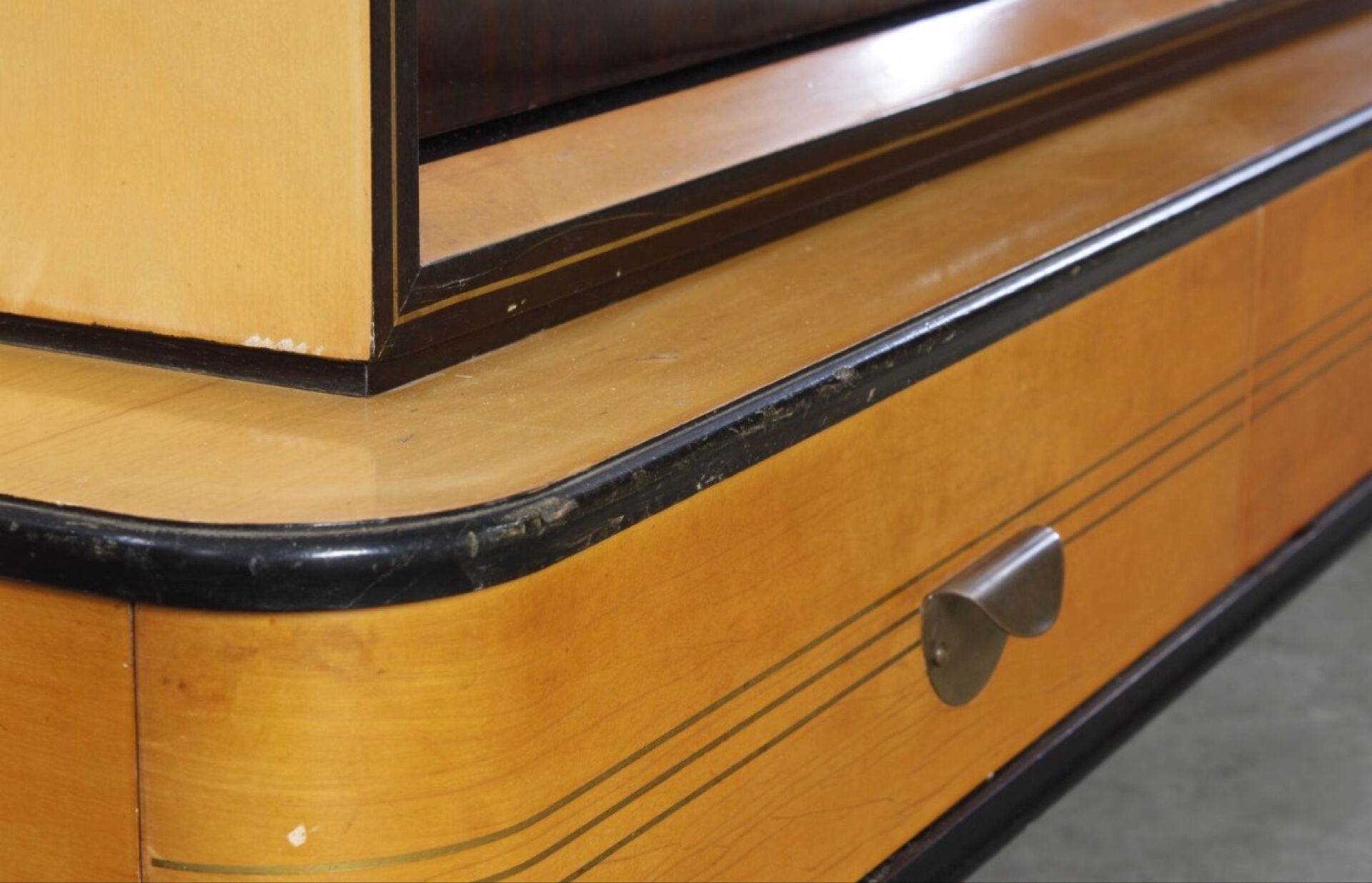 50´s Vintage Buffet von Musterring Highboard Vitrine Bar kommode