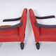 Set of two antique armchairs, Czechoslovakia