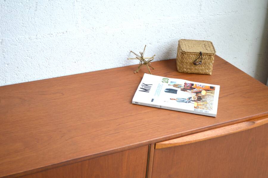 Vintage Scandinavian teak sideboard by McIntosh * 213 cm *