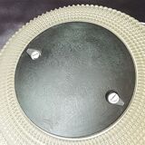 Holophane ball lamp on pedestal