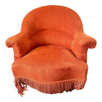 Orange toad chair