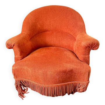 Orange toad chair