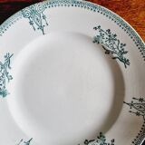 Set of 12 flat plates with slight defects Saint Amand 1932