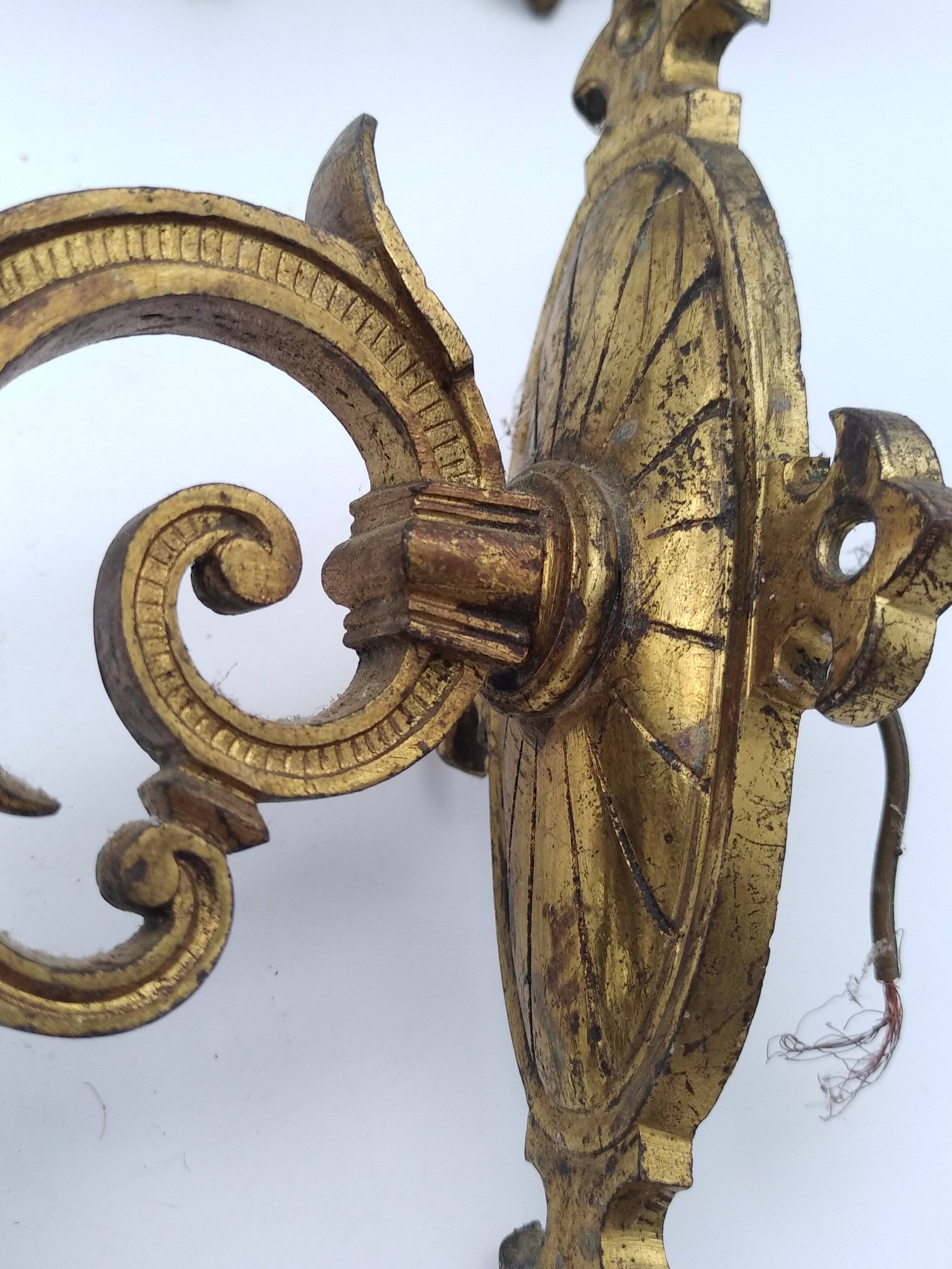 Bronze wall lights