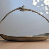 ​Basket  ​in Pewter ​Signed ​Jean Goardère - Arts and crafts