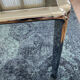 Table à manger chromée design et production par Fratelli Orsenigo