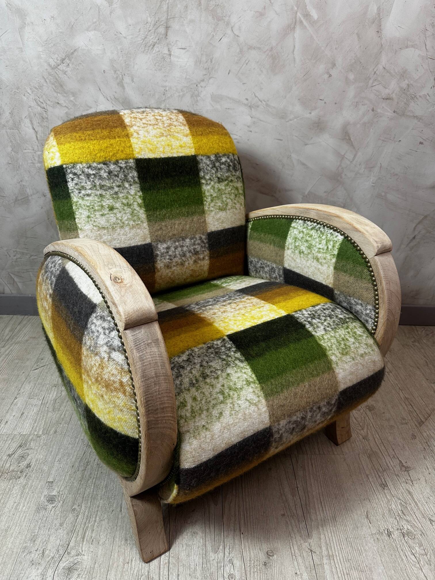 Fauteuil club refait