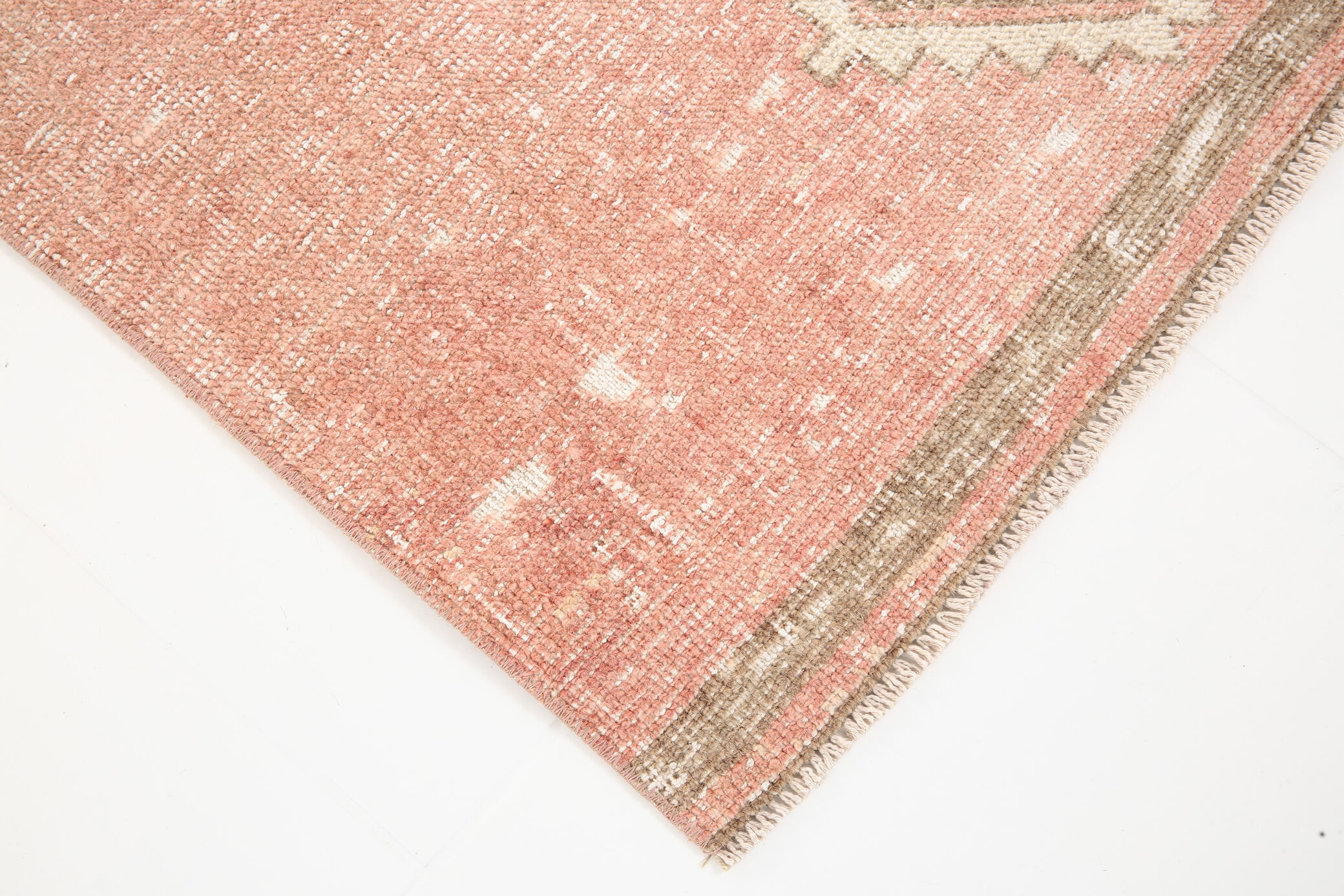 3x12 geometric neutral turkish runner rug, 379x91cm