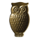 Gold metal owl pocket emptier