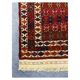 Tapis caucasien vintage noué à la main, 112x149 cm