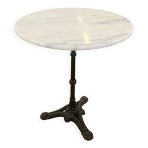 table bistrot en marbre