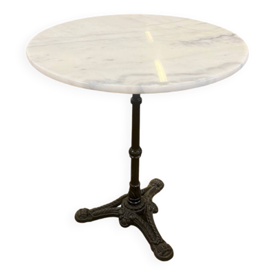 Table bistrot en marbre