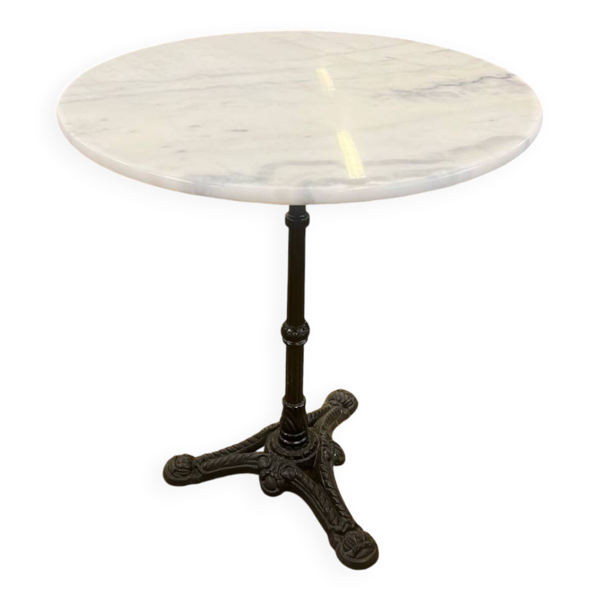 Table bistrot en marbre