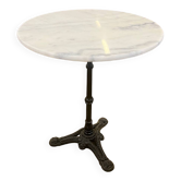 Table bistrot en marbre