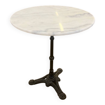 Table bistrot en marbre