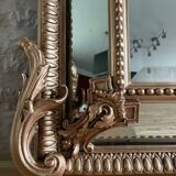19th century mercury mirror with parecloses