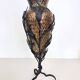 Copper Vase with Wrought Iron Snake and Leaves attr. to Alessandro Mazzucot