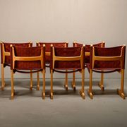 Ditte & Adrian Heath Dining Chairs in Ash and Leather, France & Søn
