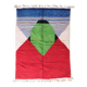 Tapis berbère beni ourain traditionnel tissé à la main