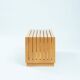 Ruudjan Kokke Dutch design slat bench sidetable, 1980s