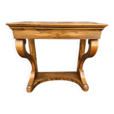 Louis Philippe Biedermeier console circa 1850 walnut