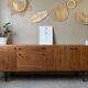 Vintage Scandinavian teak sideboard from the 60s